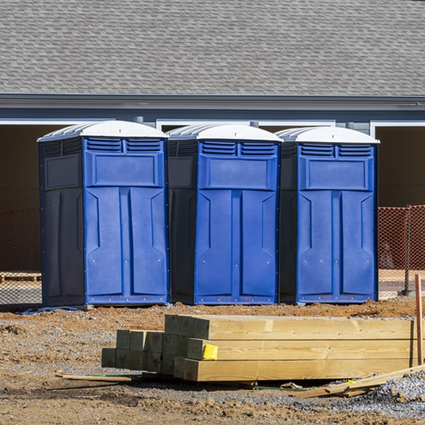 are there any restrictions on what items can be disposed of in the portable restrooms in Bloomer WI